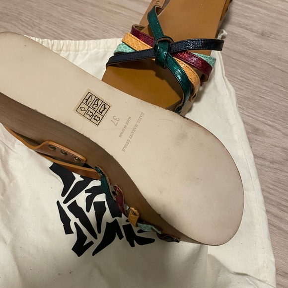 Isabel Marant Wooden Wedge Sandal - Picture 4 of 4